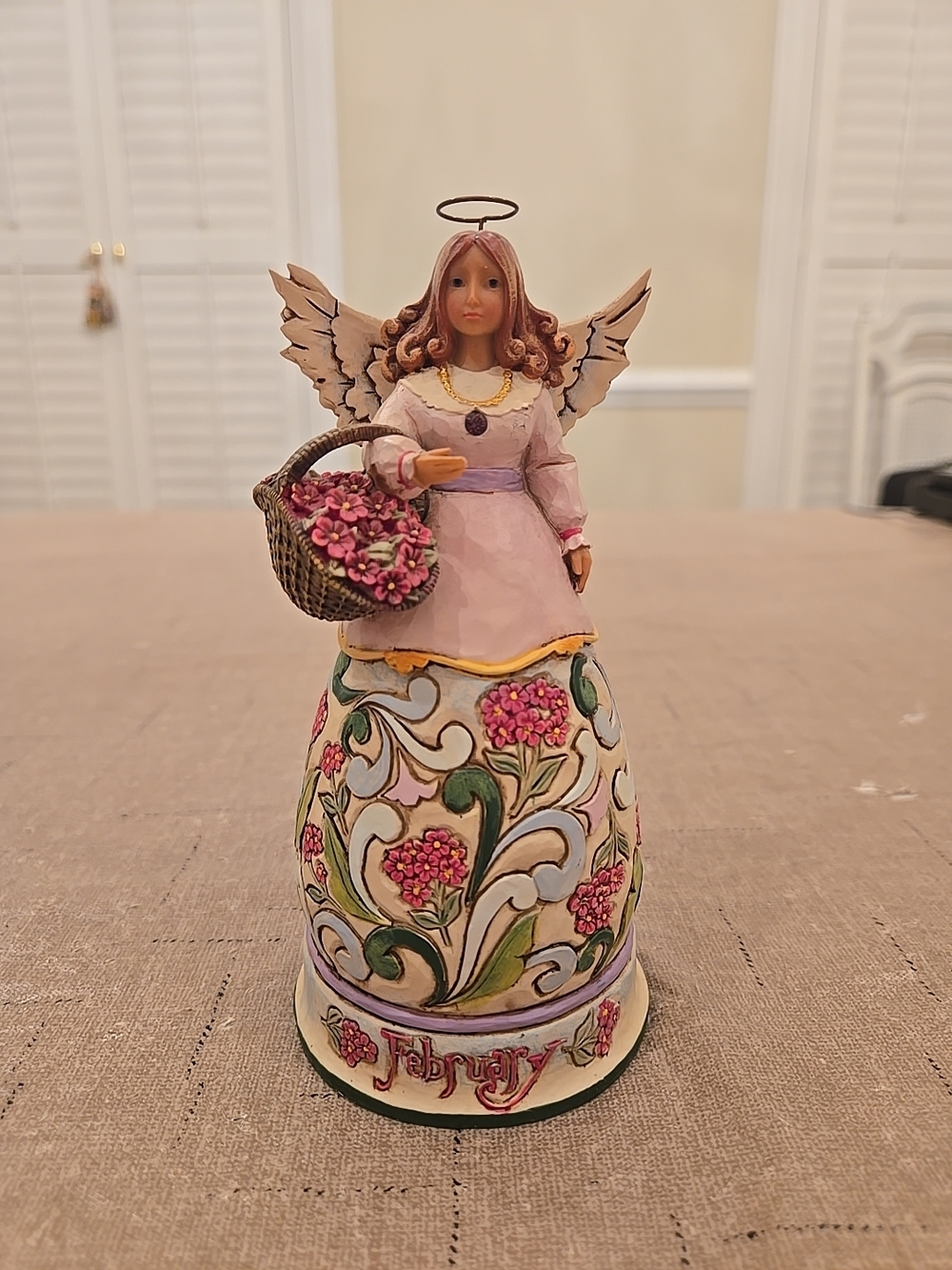 Jim Shore "February" Angel Figurine
